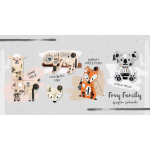 Manipulačná doska Activity board oranžová líška Foxy Family 84 cm x 52 cm Manipulačná doska Activity board oranžová líška Foxy Family 84 cm x 52 cm